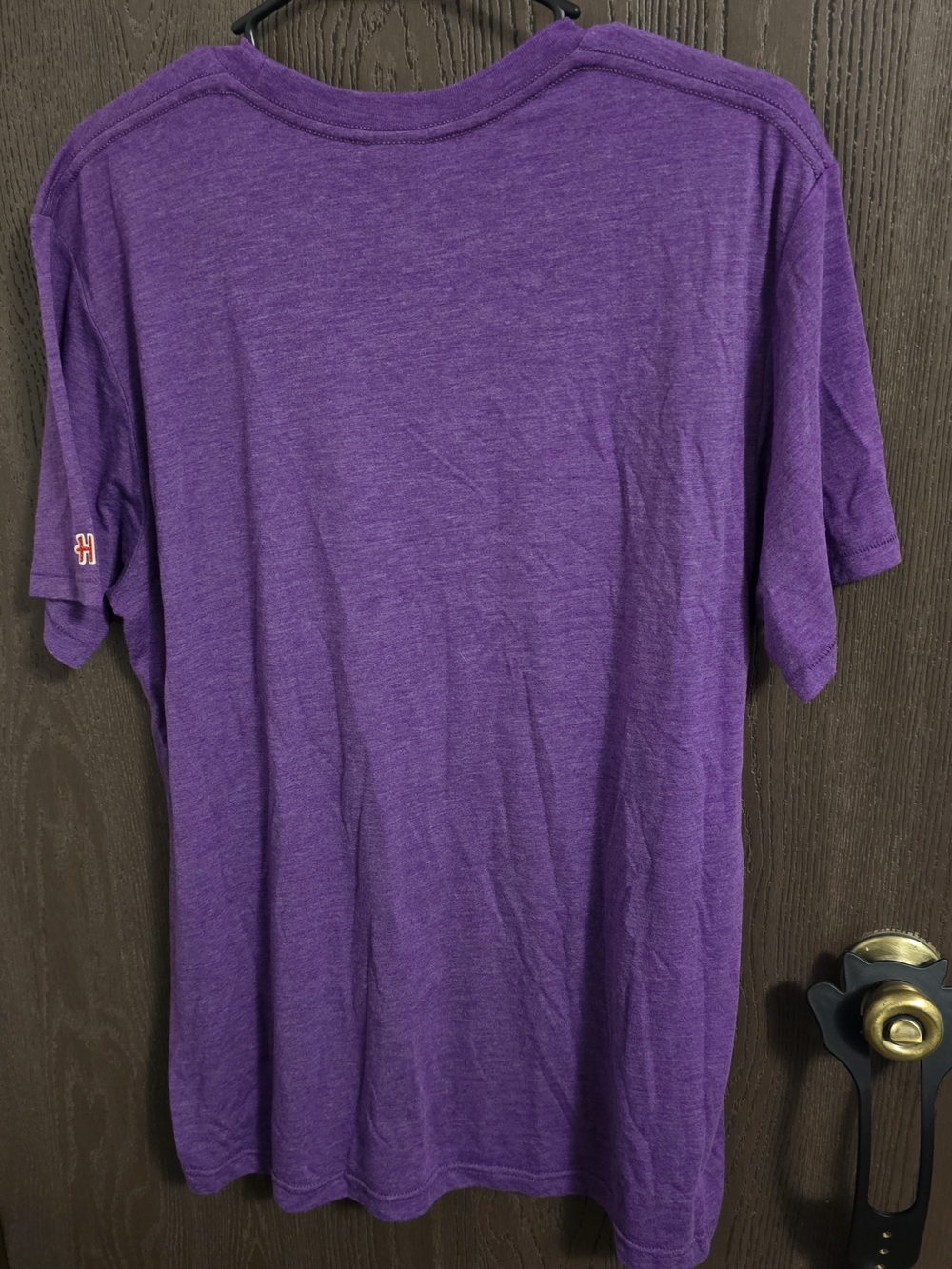 HOMAGE Purple Graphic 'YO! MTV RAPS' Tee with Yellow & Teal Print - Picture 5 of 5